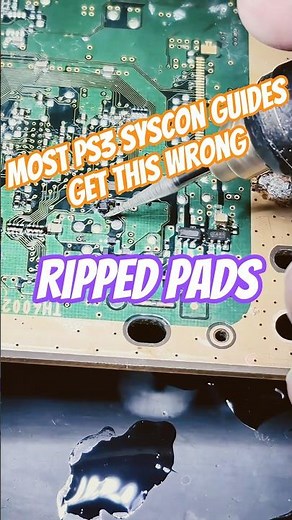 This PS3 Pad Damage Trick Saves Your Console #ps3repair #gaming #shorts
