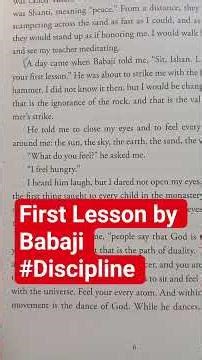 Discipline # First lesson 💪 Word of your Guru is Law# Page 6 ‪@IshanShivanand‬