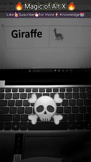 😱MS Word me Giraffe kaise laye?| How to Insert Giraffe in Word 🦒#msword #teacher #education #symbols