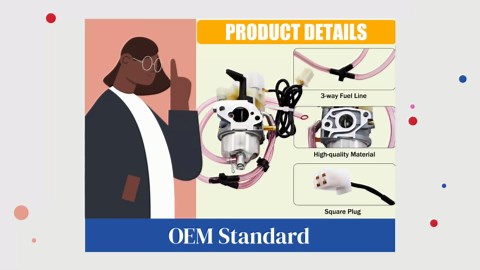 EU2000i Carburetor Kits for Honda EU2000i EB2000i EU2000iK1 EU2000iT1 EB2000iT1 Inverter Generator with Gasket Replace 16100-ZDJ-D01 16100-Z0D-D03