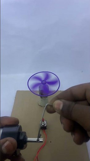 DIY Mini Fan with Motor 🔥 | Simple Electric Fan Project at Home