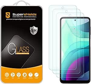 Supershieldz (3 Pack) Designed for Motorola Moto G Power (2022) Tempered Glass Screen Protector, Anti Scratch, Bubble Free
