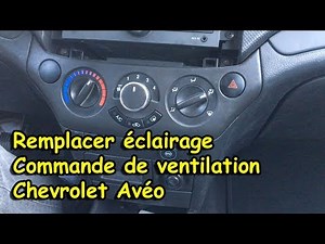 [HOW TO REPLACE THE LIGHT ON THE CHEVROLET AVEO VENTILATION CONTROL]