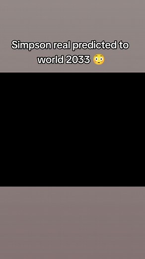 Simpsons Predictions for the Year 2033