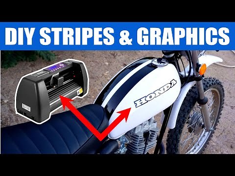 Here is How I Make DIY Motorcycle Graphics - YOU CAN TOO!
