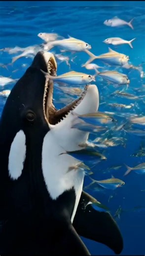 Inside an Orca Hunt 🐳 | Coordinated Pod Strategy Underwater || #Orca #KillerWhale #OceanLife