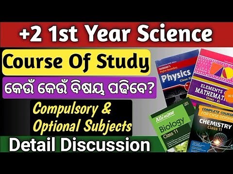 +2 science subjects | plus two first year science course of study | +2 1st year science syllabus