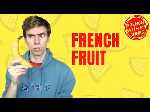 FRUIT // Learn French Basics Day 8 - for beginners and kids