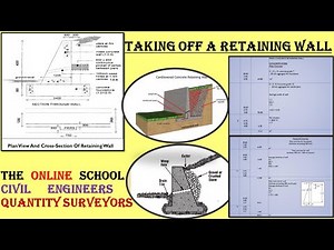 TAKING OFF RETAINING WALL USING NRM2 /BILL OF QUANTITIES TUTORIALS