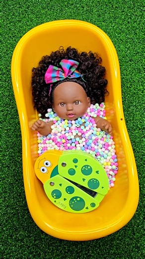 💛 Super Satisfying Color Bath & Relaxing Water Sounds