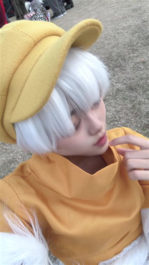 ドクストコスプレで笑う西園寺羽京