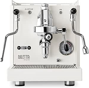 Diletta Alto Espresso Machine | Dual Boiler | PID | Shot Timer | Adjustable OPV | (White)