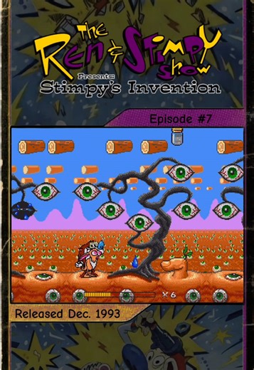 Ren & Stimpy Stimpy's Invention | ep7 | #retrogaming #gamingclips #videogames #NES #gamingchannel