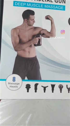 masajeador muscular. #musclemassgain #fitness #dolor #alíviodoestresse #recarga