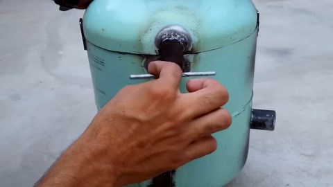 Make a Simple Metal Foundry Using Empty Gas Cylinder.