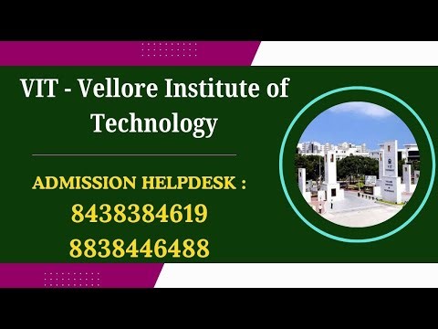 Vellore Institute of Technology at Trichy District. VIT University / VIT Vellore / Top University.