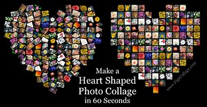 9 Heart Photo Collages and How to Make Them!