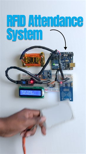 41K views | Say goodbye to manual roll calls!  Build your own **RFID-Based Attendance System** using Arduino and automate student or employee tracking with ease. Learn how RFID tags, readers, and real-time logging come together in this smart DIY project. \#Arduino #RFID #AttendanceSystem #DIYTech #electronicsproject | Circuit Digest | Facebook
