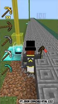 all pickaxe VS chiseled stone bricks #minecraftshorts
