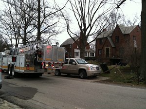 House Fire on Old Boston Road