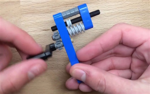 LDcad动画仿真-蜗轮的创意使用