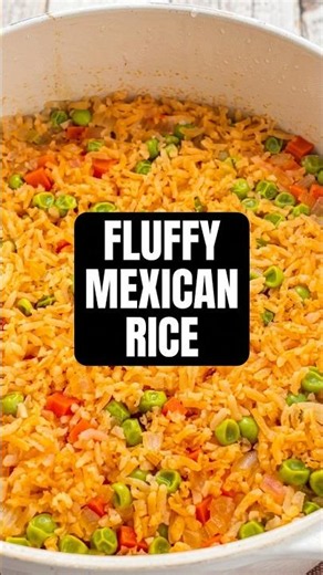 Authentic Mexican Rice (Fluffy Every Time) #mexicanrice #mexicanfood