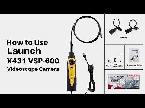LAUNCH X431 VSP600 | How to Use Launch VSP-600 VideoScope and Android Mobile Phone