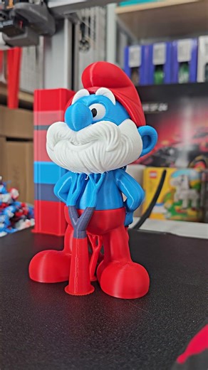 27시간 걸린 파파스머프 3D 프린팅 #3d프린터 #3dprinting