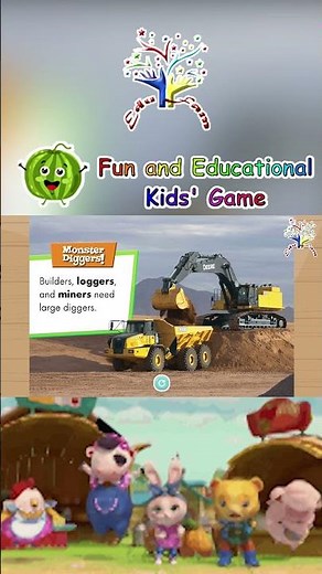 🚜🦕 The Monster Diggers Song! | Digging Up Dirt! | EduFam Kids TV ✨