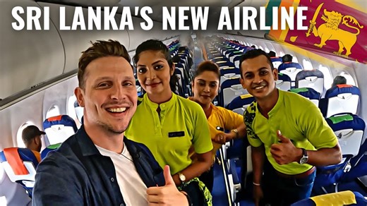 Cabin crew in t-shirts - Sri Lanka's new airline!