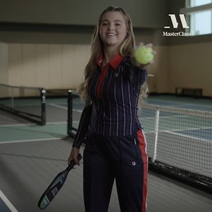 Count the bounces! Guess how many times pickleball champion Anna Leigh Waters can bounce the ball on her paddle. Ready? GO! | MasterClass