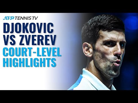 Novak Djokovic vs Alexander Zverev Thriller: Court-Level Highlights! | Nitto ATP Finals 2021