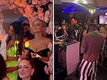Domenica Calarco is spotted partying with model Alessandra Ambrosio