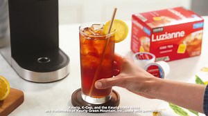 Refreshingly cool. Ridiculously easy. The K-Cup® pod for traditional iced tea will have you sipping the summer way in no time at all. #30days30wayswithluziannetea | Luzianne Iced Tea