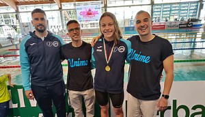 Emma Arcudi dell’Unime vince l’oro nei 50 farfalla a livello nazionale