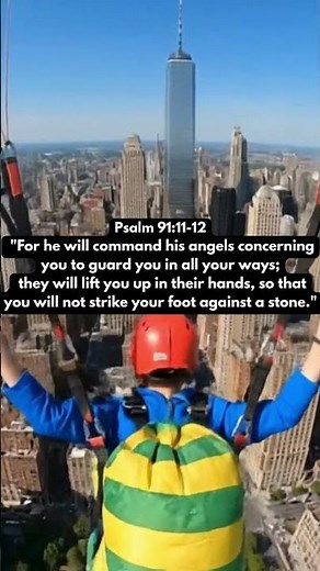 "God's Angels Will Protect You | Psalm 91:12 Powerful Bible Verse of Protection"
