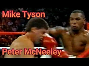 Mike Tyson vs Peter McNeeley Boxing Fight Hightlights HD Aug 19, 1995