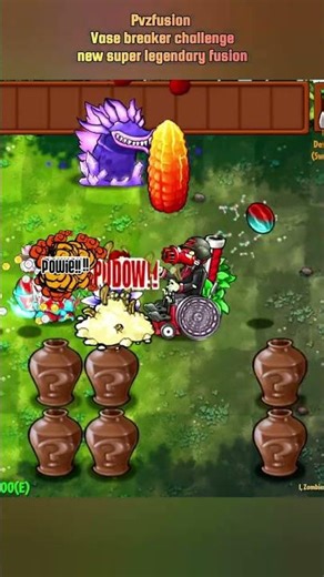 pvzfusion vase breaker challenge new super legendary fusion #pvz #plantsvszombies #pvzfusion