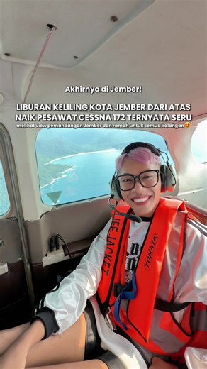 Penerbangan Cessna 172 di Jember untuk Liburan Unik