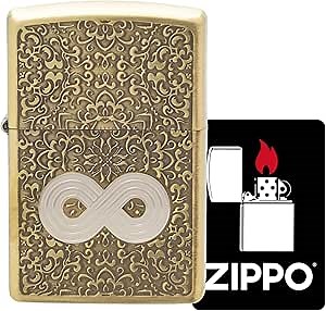 Zippo Infinity Antique Brass, Gold