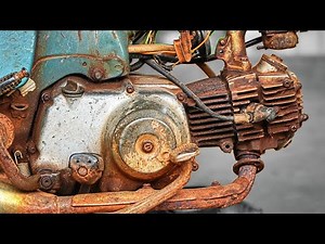 Full Restoration Engine Of 1980 HONDA SuperCub 50CC | Restoration Old Abadoned Honda Motorcycle