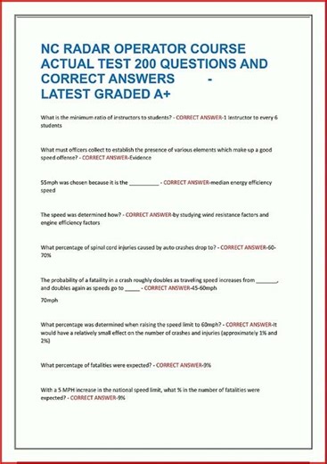 #learnexams Nc Radar Operator Course Actual Test 200 Questions And Corre video
