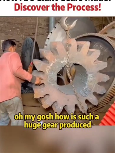 How Are Giant Gears Made? Discover the Fascinating Process! ⚙️😮 #Manufacturing #EngineeringProcess #GiantGears #HowItsMade @From Simple to Wow