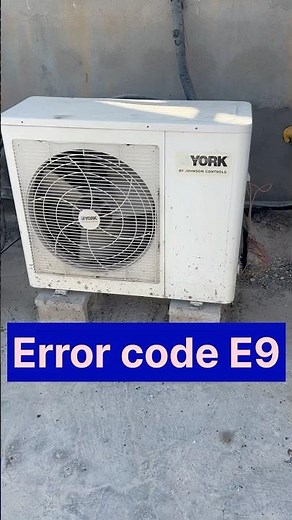 Carrier Ac E9 Error Code | Ac E9 Problem #shorts #ac