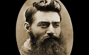 Irish Australian outlaw Ned Kelly's famous armor