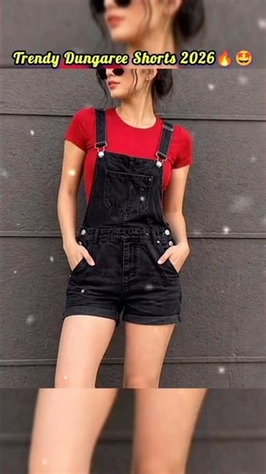 Latest Dungaree Shorts Designs for Girls👖✨/ dungaree shorts🔥#Shorts #fashion #dungarees #SummerWear