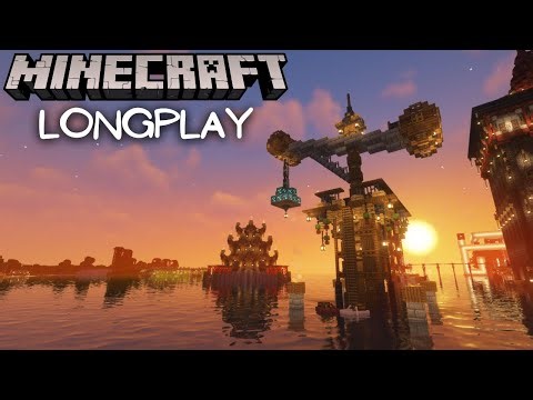Minecraft Hardcore Longplay - Ocean Diamond Crane (No Commentary) Relaxing Gameplay 1.20.1