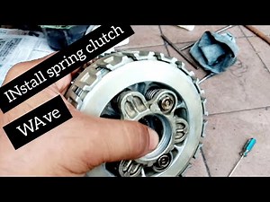 Wave 125s Install Clutch Spring Racing Part 2 Complete