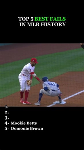 Top 5 Best Fails in MLB History - Part 2 #mlb #baseball