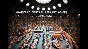 一小时哈佛大学图书馆白噪音-翻书声、轻微交谈声